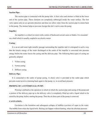 24UME166 ENGINEERING PRACTICES LAB RECORD | PDF