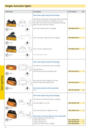 LED Fitting Position: Left/Right mounting/Clipped LED colour: Yellow 24V HELLA 2PS 008 643-011 Side Marker Light LED Fitting Position: Left/Right mounting/Clipped LED colour: Yellow 24V HELLA 2PS 008 643-011 Side Marker Light