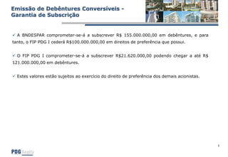 Apresentação - Segunda Emissão de Debêntures