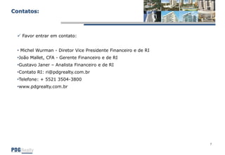 Apresentação - Segunda Emissão de Debêntures