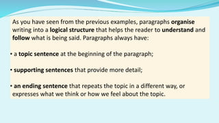FS English Level 2 – March 25, 2023 (Writing Structure and using ...