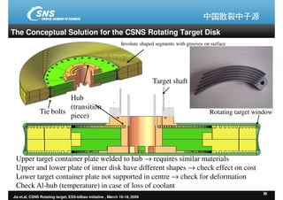 ESS-Bilbao Initiative Workshop. The CSNS rotating target concept and test programme.