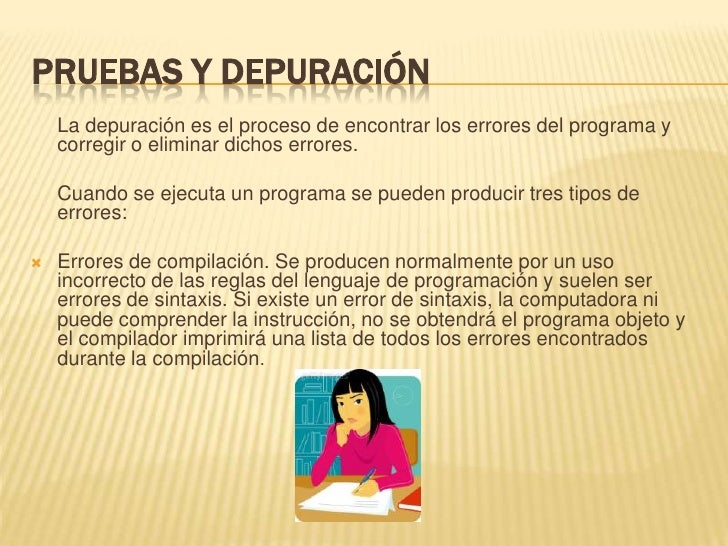 Resultado de imagen para pruebas y depuracion