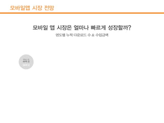 모바일앱 시장 전망
 