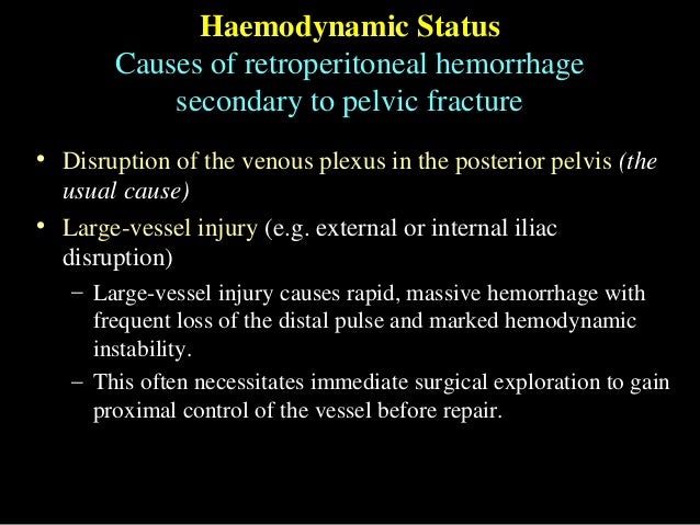 What are the surgical options for a pelvic fracture?