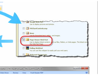 SharePoint Lesson #25: Embedding external content