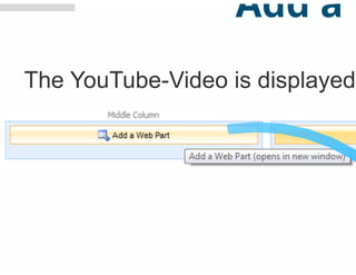 SharePoint Lesson #25: Embedding external content