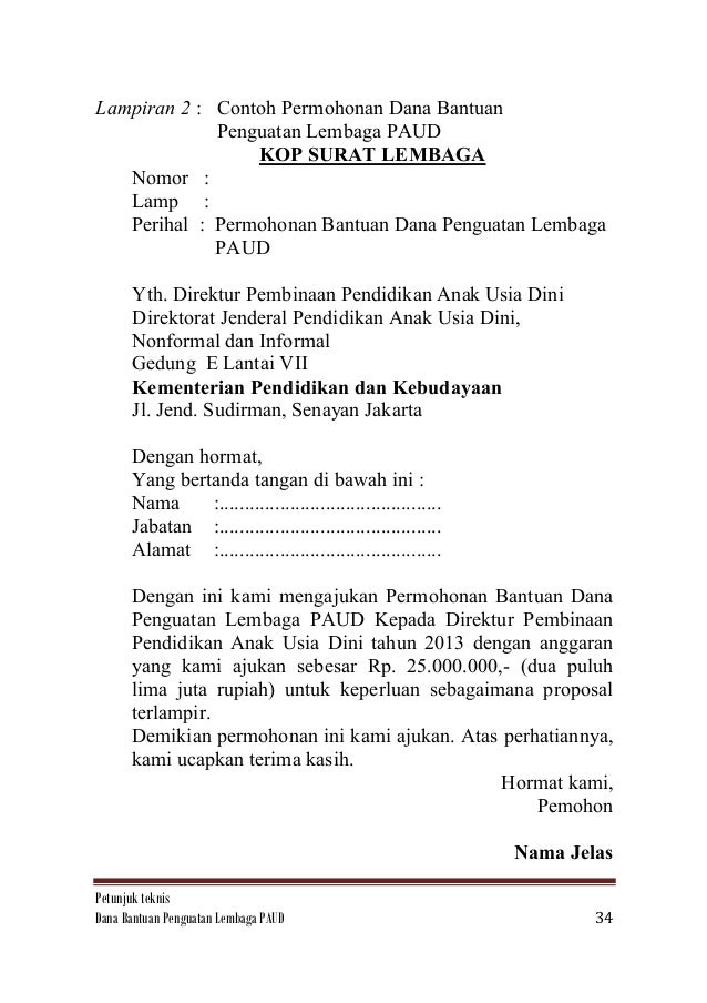 Contoh Proposal Anggaran - Syd Thomposon 2012