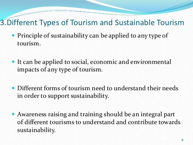 impacts of sustainable tourism
