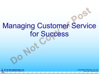 25. Managing Customer Service for Success Edisc Demo