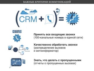 ВАЖНЫЕ КРИТЕРИИ КОММУНИКАЦИЙ 
 
