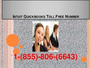 INTUIT QUICKBOOKS TOLL FREE NUMBER
1-(855)-806-(6643)
 