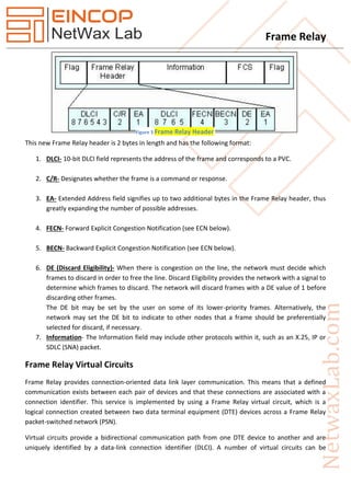 Frame Relay Protocol.pdf Frame Relay | PDF