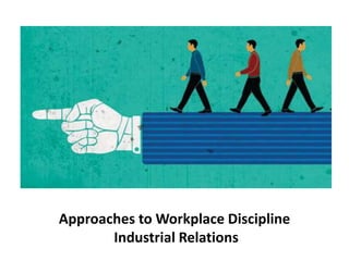 Approaches to Workplace Discipline
Industrial Relations
 