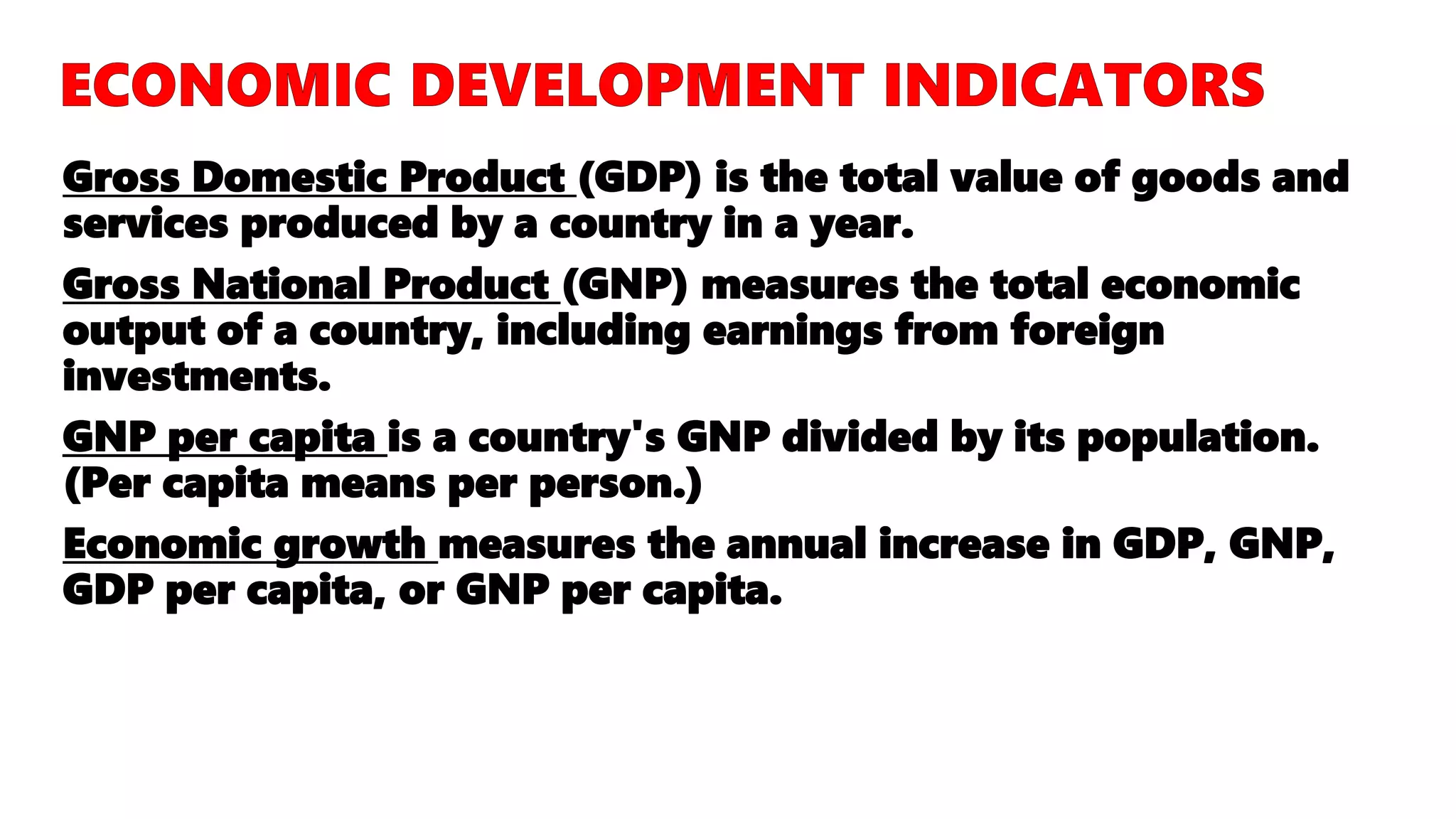 GEOGRAPHY IGCSE: CONTRASTS IN DEVELOPMENT | PPTX