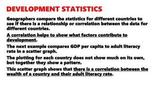 GEOGRAPHY IGCSE: CONTRASTS IN DEVELOPMENT | PPTX