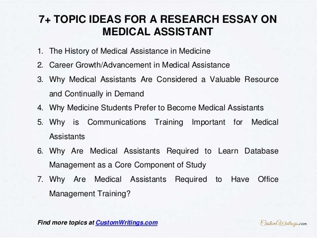 COMPLETE GUIDE ON HOW TO PROPERLY RESEARCH AN ESSAY ON MEDICAL ASSISTANT