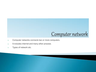 Computer Network | PPTX