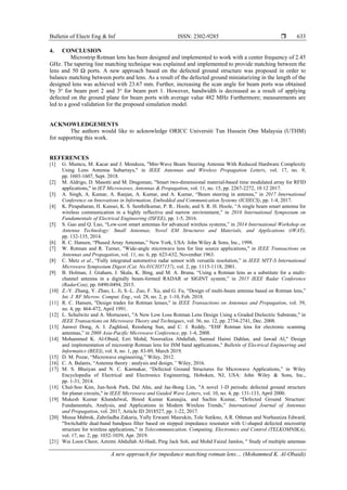 A new approach for impedance matching rotman lens using defected ground ...
