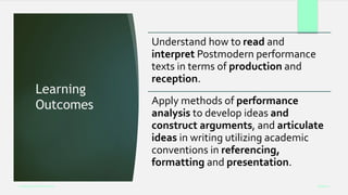 25.01.21 Analysing Performance - Introduction | PPTX