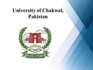 University of Chakwal,
Pakistan
 