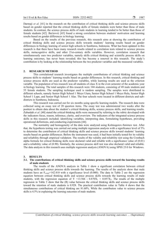 Contribution of critical thinking, science process skills towards ...