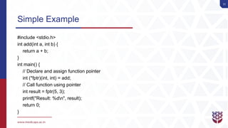 25. Pointers and Function.pptx in C programming | PPTX
