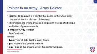 25. Pointers and Function.pptx in C programming | PPTX