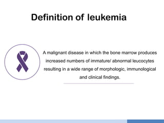 Comprehensive Overview of Leukemia and Lymphoma in Children: Diagnosis ...