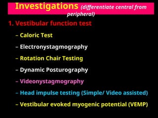 Comprehensive Evaluation and Diagnosis of Vertigo: Causes, Types, and ...