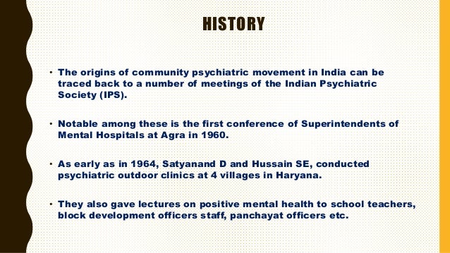 Community Psychiatry slideshare