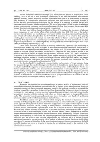 Teaching perspective during COVID-19: coping and stress | PDF