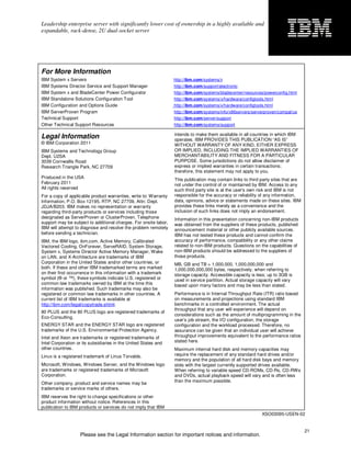 IBM System x3650 M3 Product Guide | PDF
