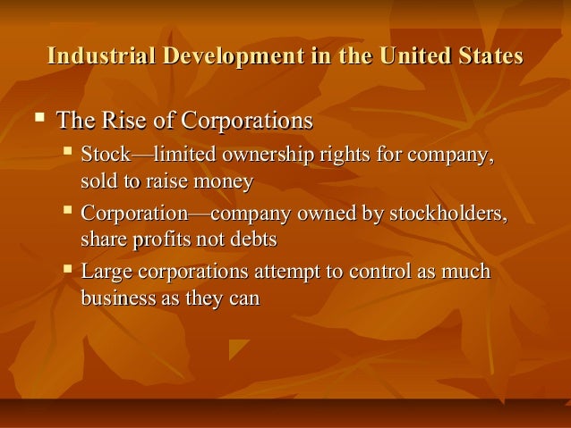 25.3 industrialization spreads