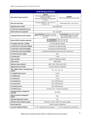 IBM System x3755 M3 Product Guide | PDF