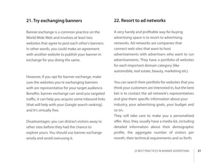 25 best practices in banner advertising | PDF