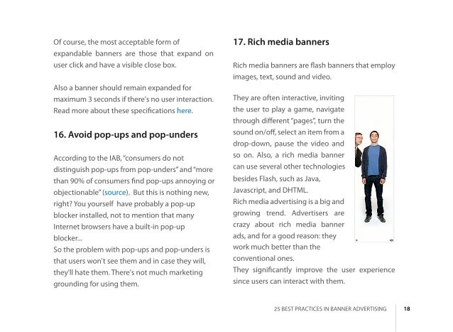 25 Best Practices In Banner Advertising