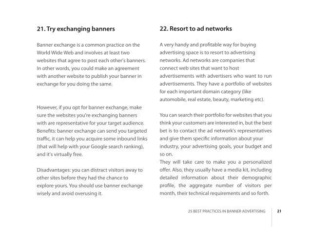 25 Best Practices In Banner Advertising