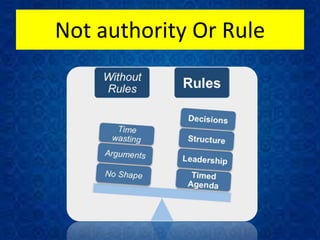 Not authority Or Rule
 