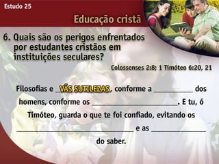25   educacao cristã