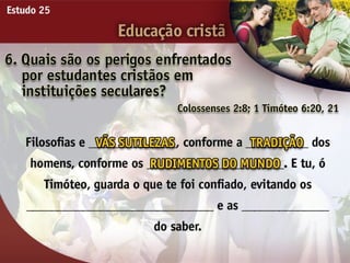 25   educacao cristã