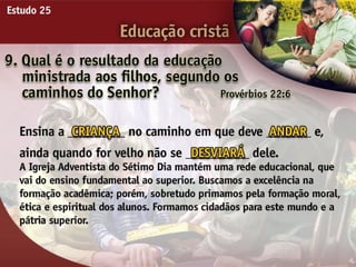 25   educacao cristã