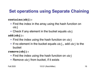 hash tables for data structures and algorithm | PDF