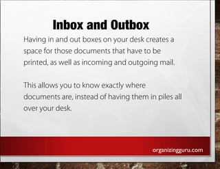 25 Office Organizing Strategies | PDF