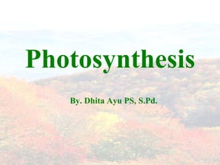PhotosynthesisBy. DhitaAyu PS,S.Pd.