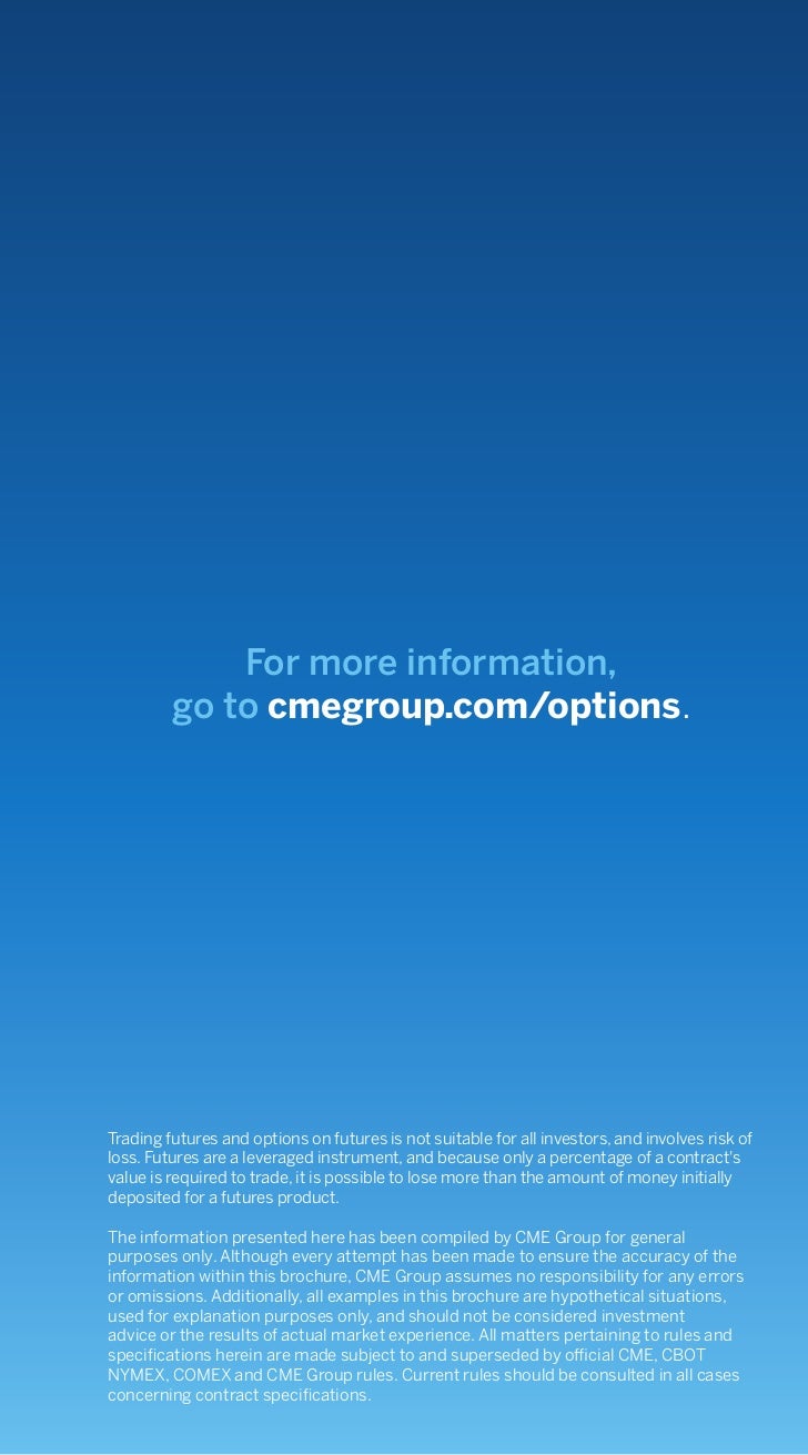 25 proven strategies for trading options on cme group futures