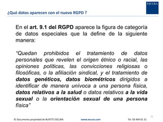 25 RGPD - reglamento general de protección de datos | PDF