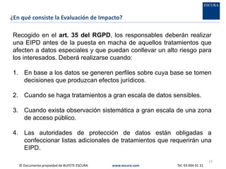 25 RGPD - reglamento general de protección de datos | PDF
