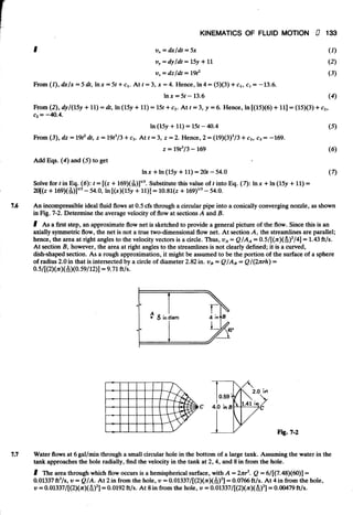 Fluid mechanics and hydraulics: SOLVED PROBLEMS