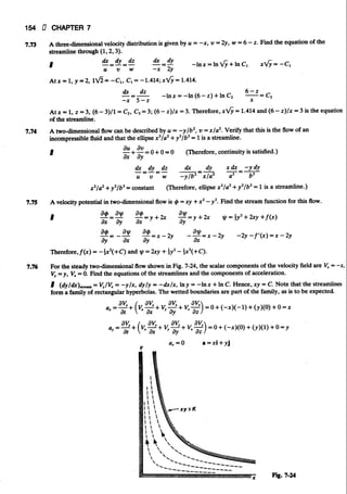 Fluid mechanics and hydraulics: SOLVED PROBLEMS